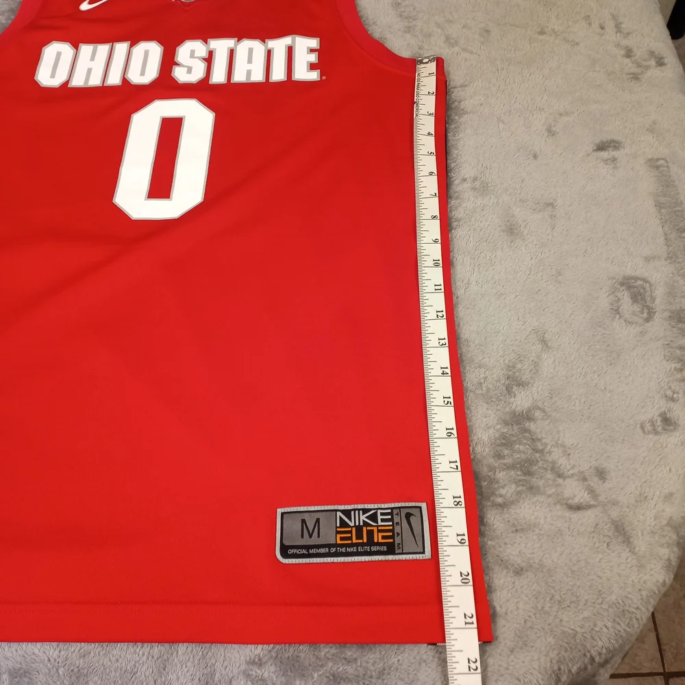 Nike Men's Ohio State Scarlet Basketball Jersey Size Medium